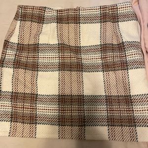 Plaid Skirt